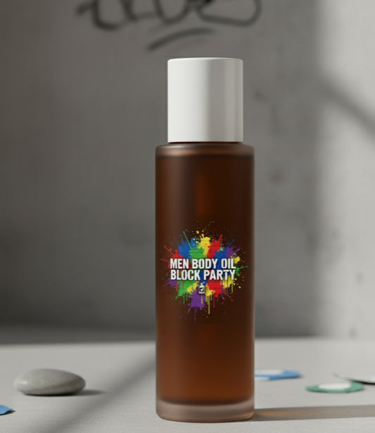 1/3oz Men’s Block Party Body Oil