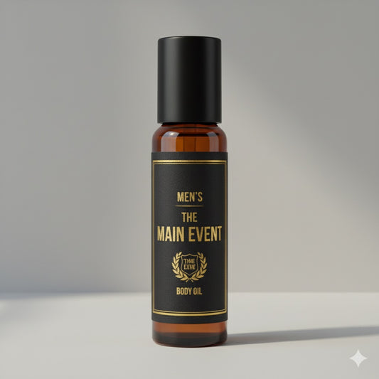 1/3oz Men’s Men’s The Main Event Body Oil