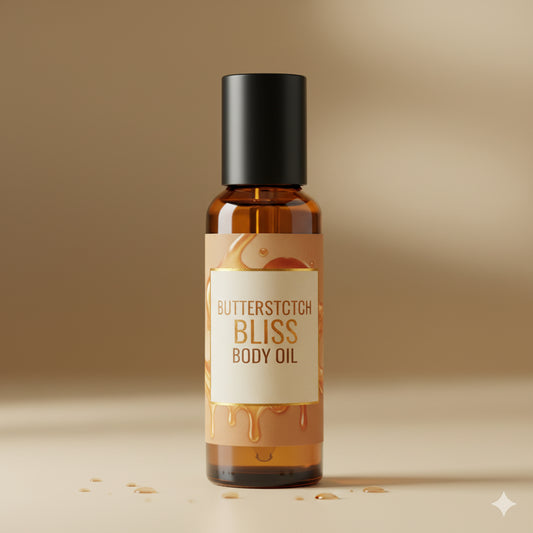 1/3oz Unisex Butterscotch Bliss Body Oil